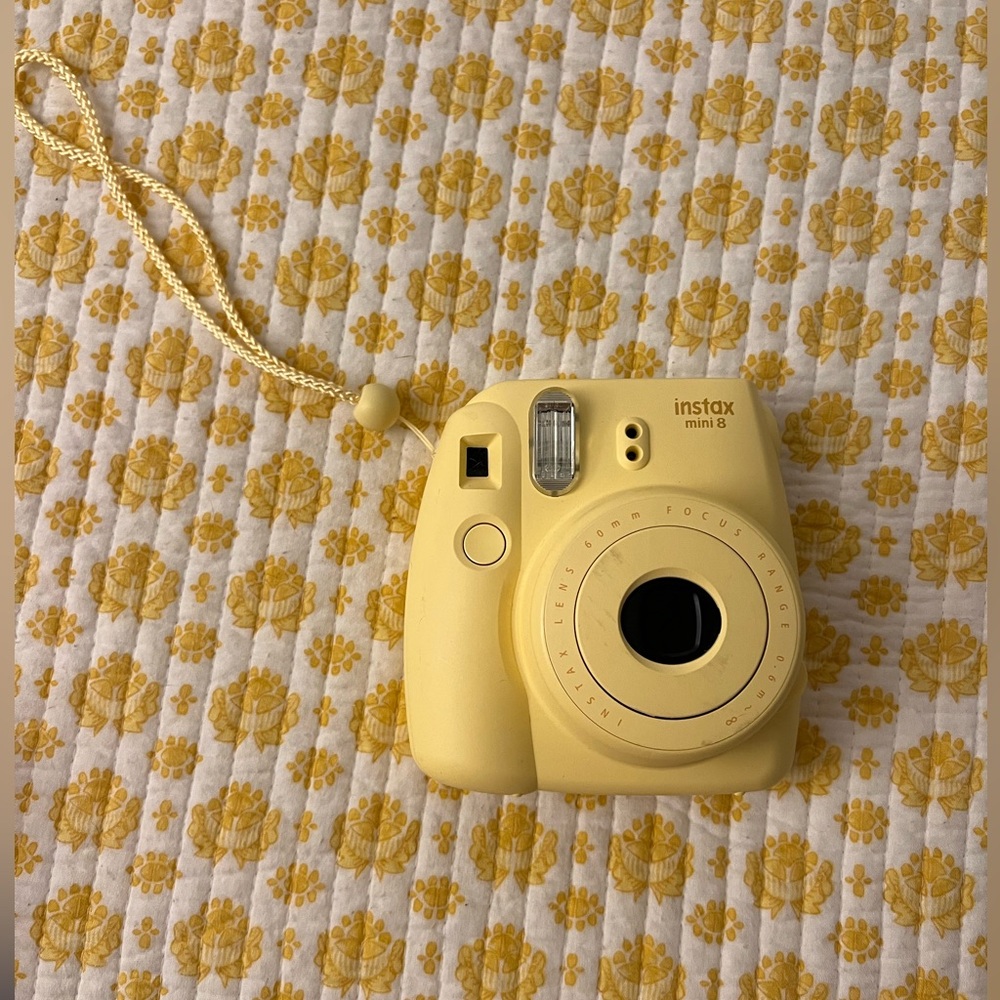 Yellow INSTAX FujiFilm Polaroid